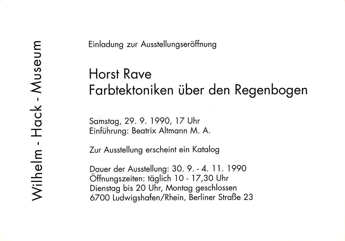 Horst Rave: o.T.